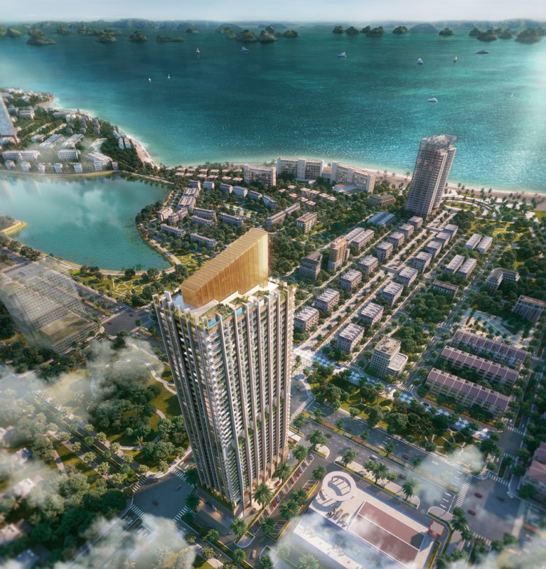 Phối cảnh dự án chung cư Icon40 Hạ Long